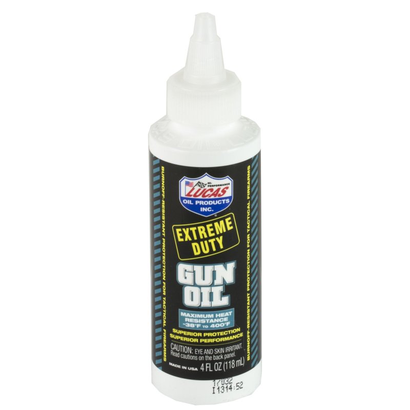 Lucas Oil 10877 Extreme-Duty Gun Oil High Heat Resistance 4 oz