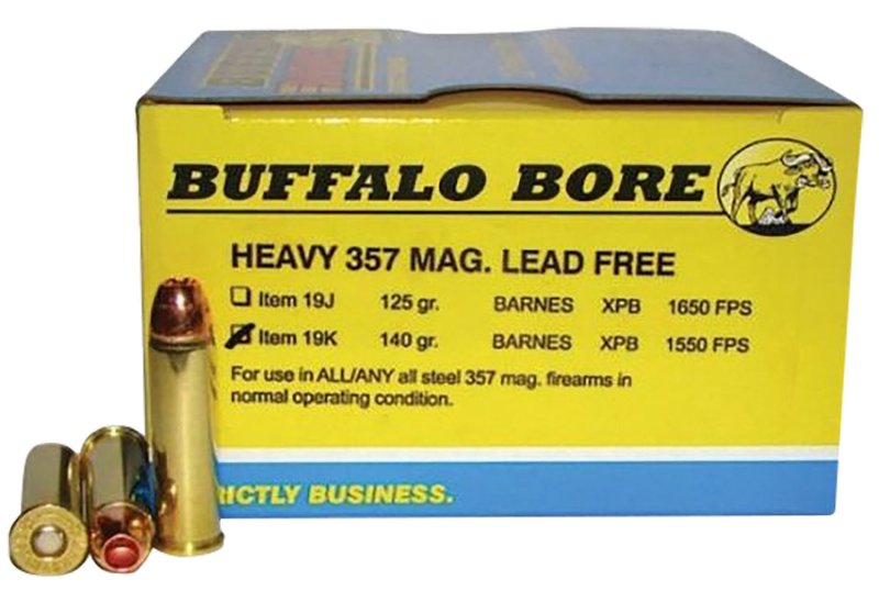 Buffalo Bore 19K20 .357 Mag 140gr Barnes Lead-Free 20 Rounds
