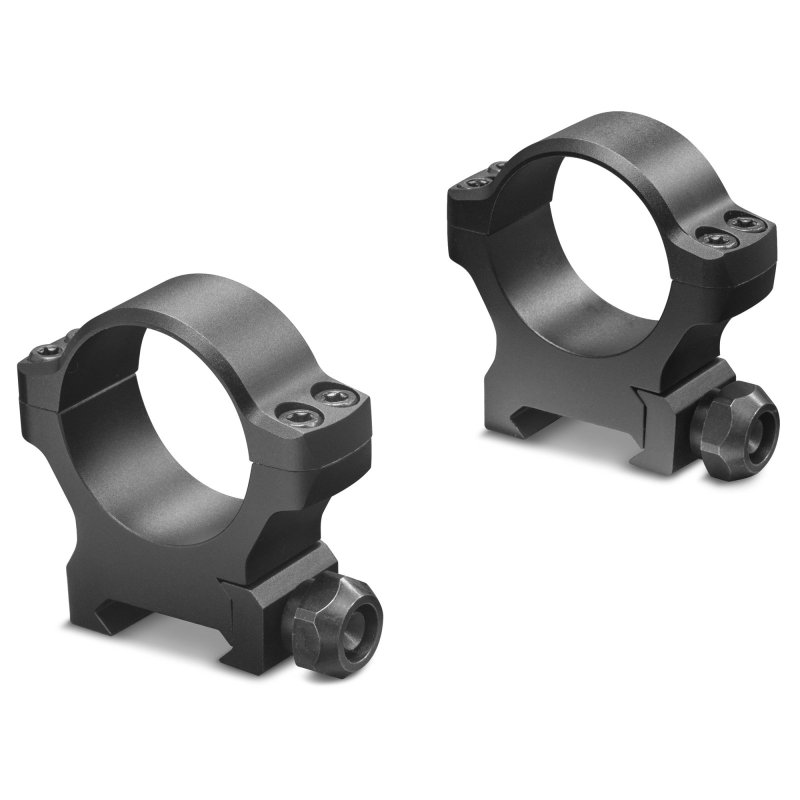 Leupold BackCountry 35mm High 7075 T6 Aluminum Cross-Slot Ring Matte Black