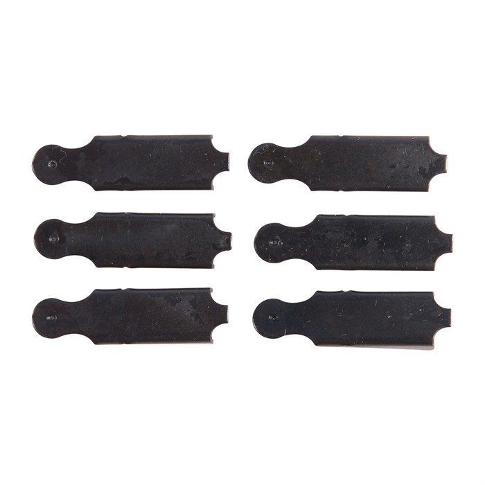 Brownells Rear Sight Short Double Step Elevators Black 6 Pack