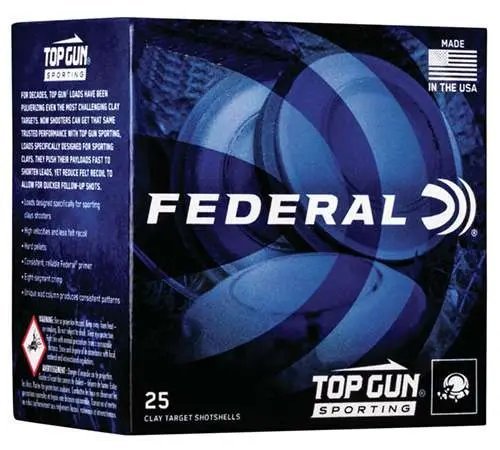 Federal TGS412148 Top Gun 410 Gauge 2.5" 1/2oz 8 Shot 25/Box