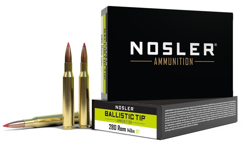 Nosler .280 Remington 140 Grain Ballistic Tip 40073