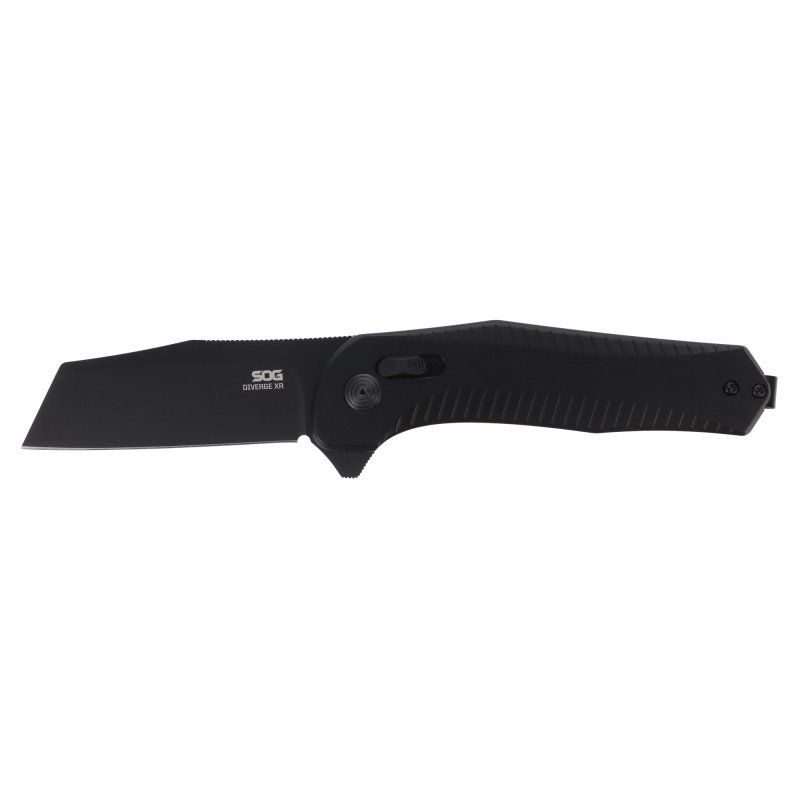 SOG SOG-12-02-01-43 Diverge XR 3" Sheep Head Plain Black Knife