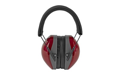 Radians TR0360CS Folding Terminator Earmuff, Red, NRR 29