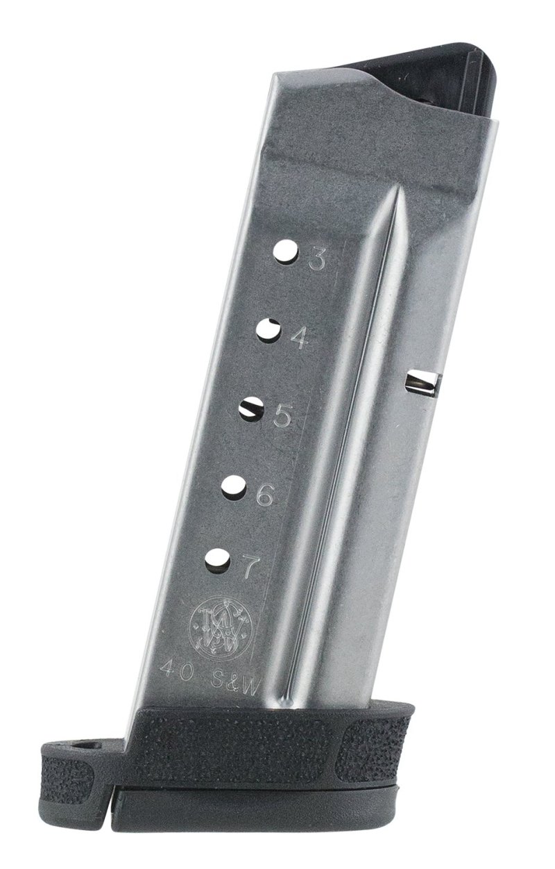 Smith & Wesson M&P Shield M2.0 40 S&W 7 Rd Stainless Magazine