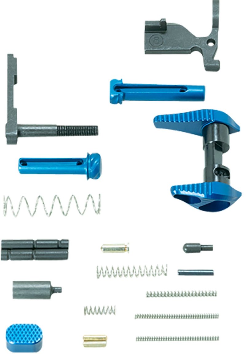 Timber Creek ARLPKB AR-15 Lower Parts Kit Blue Anodized Aluminum
