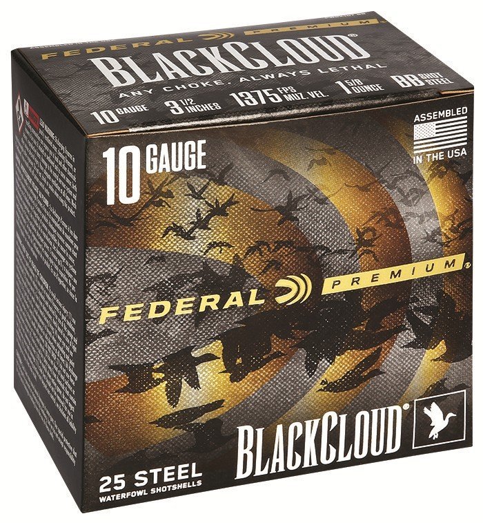 Federal PWBX107BB 10 Gauge 3.5in 1 5/8oz BB Steel Shot 25 Rounds