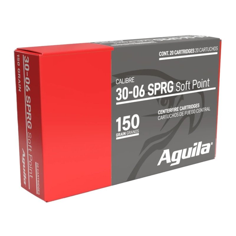 Aguila Ammunition 8108AG 30-06 Springfield 150 Grain Soft Point 200rd