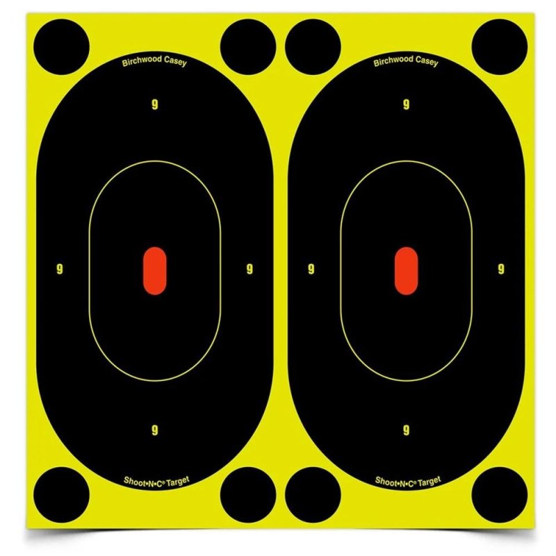 Birchwood Casey Shoot-N-C 7" Silhouette Targets with Pasters 60 Pack