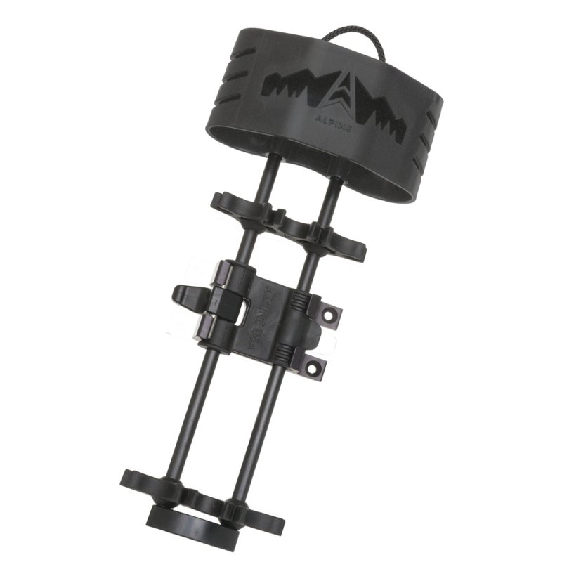 Alpine Waypoint 4 Arrow Quiver Black 11 In Length Holds 4 Arrows 6.4 oz