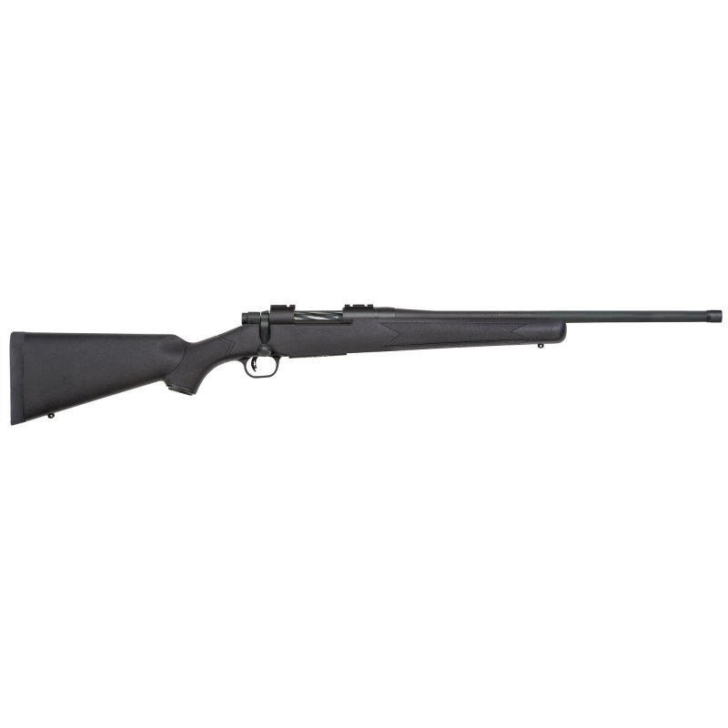 Mossberg Patriot 28013 450 Bushmaster 4+1 20" Threaded/Fluted Barrel Matte Blued Metal Finish Synthetic Stock Adjustable LBA Trigger