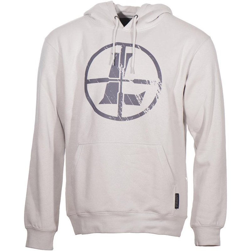 Leupold 185897 Distressed Reticle Hoodie Bone 3XL Midweight Sweatshirt