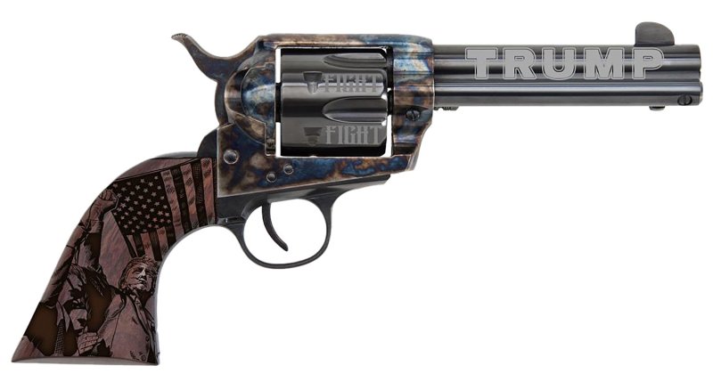 Traditions SAT73002FT 1873 Trump-Fight 45 Long Colt 4.75" Revolver Blued