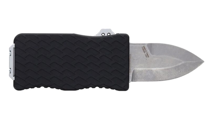 Schrade 1135969 Uproar Mini 1.90" D2 Steel OTF Dagger Black Handle
