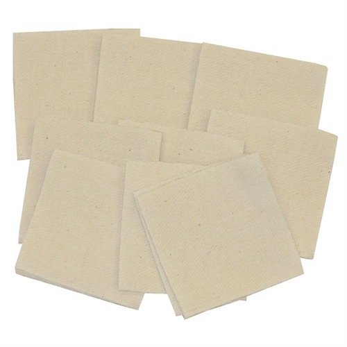 Brownells Heavy Duty Square Cotton Patches 2.5" .35CAL/20 Ga 1000 Pk
