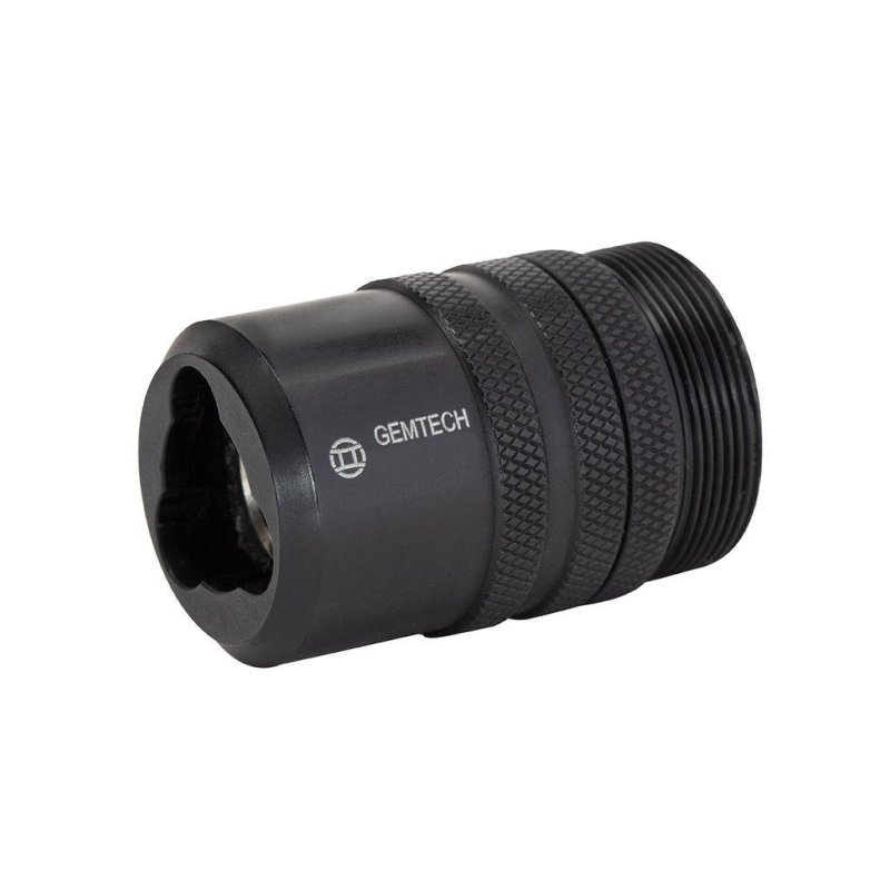 Gemtech 12180 MM9 3-Lug MP5-Style Female Adapter Black Steel 9mm Sound
