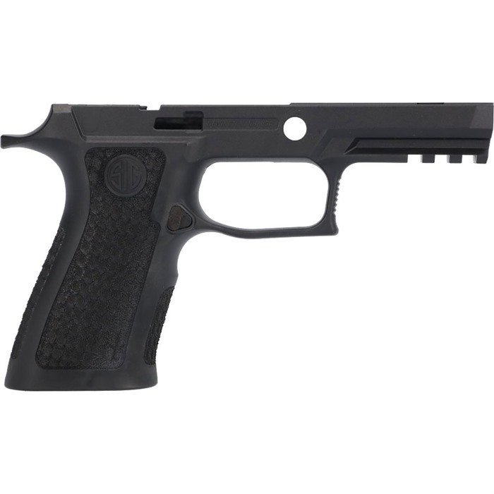Sig Sauer P320 XCarry Medium Grip Module: Laser-Stippled, Polymer, Black