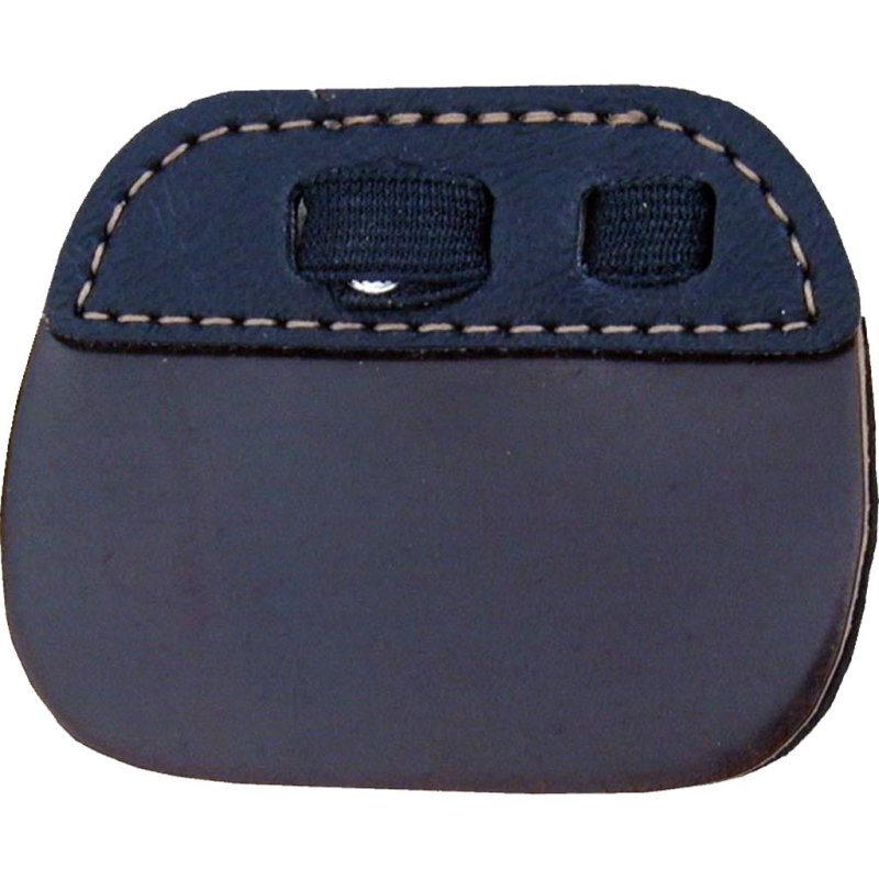 Bateman Bubba 3 Finger Cordovan Tab Large Rubber Back RH | Laser Engraved Aluminum Overlay | Adjustable Strap