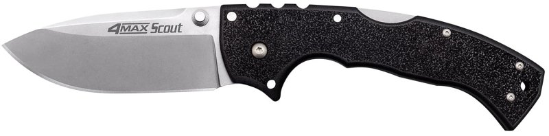 Cold Steel CS62RQZ 4-Max Scout 4" Folding Drop Point Stonewashed Blade
