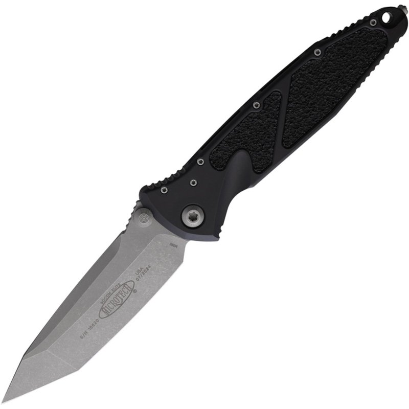 Microtech Socom Elite 161-10AP 3.98 In Apocalyptic Black Aluminum Handle