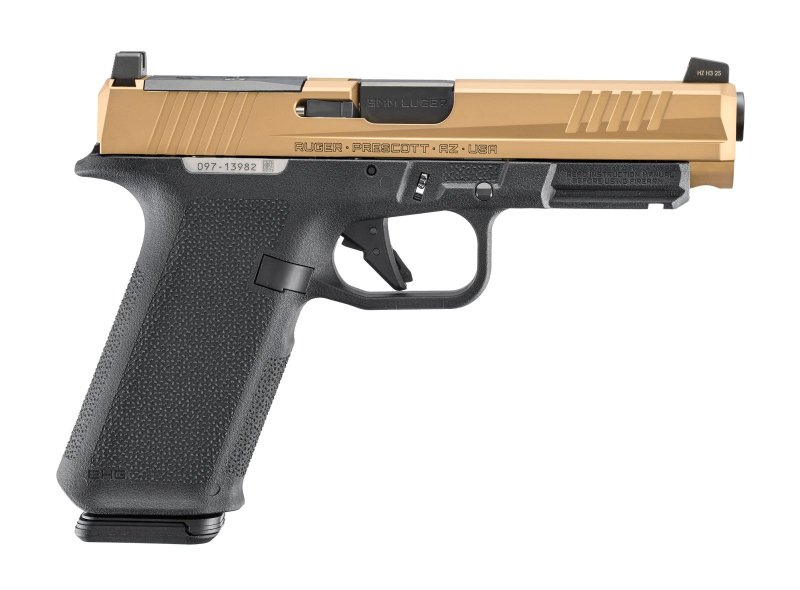 Ruger RXM 9mm 4.5 In 17+1 Copper PVD Black Polymer Frame
