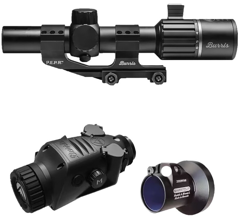 Burris 300674 BTC 35 V2 RT6 Thermal Clip-On 1-4x35mm Matte Black
