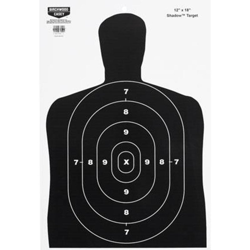 Birchwood Casey EZE-Scorer BC-27 Silhouette Target 12x18 10 Pack