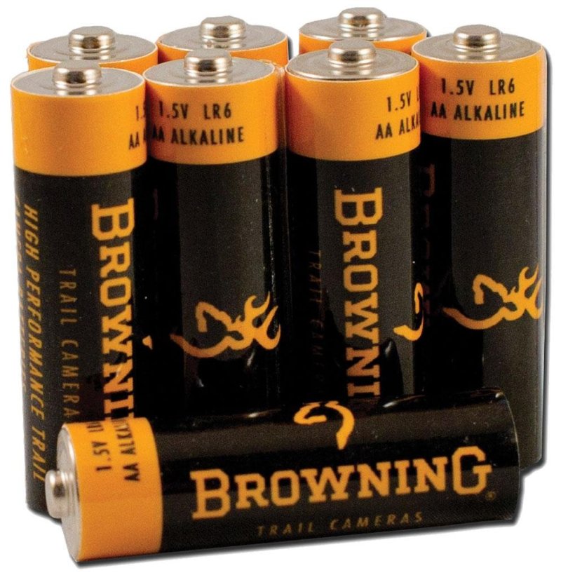 Browning Trail Cameras AA Alkaline Batteries - 8 Pack