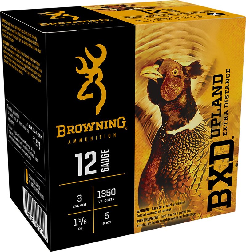 Browning BXD Upland 12 Gauge 3" 1 5/8 oz 1350 fps 5 Shot