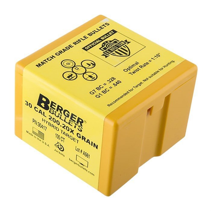 30 Cal 200.20x Hybrid Target (500 ct) Bullets