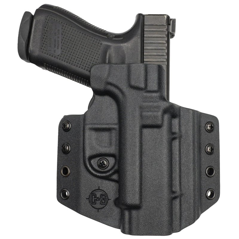 C&G Holsters 1850100 Covert OWB Black Kydex Belt Loop Fits 1911 Governm...