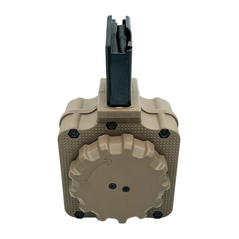 ProMag DRM-A41-FDE 50-Round Drum Magazine, .308/7.62 NATO, Polymer, FDE