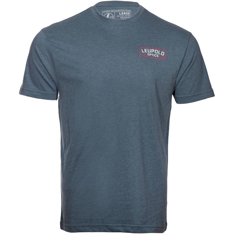 Leupold Badge Short Sleeve Shirt Indigo M