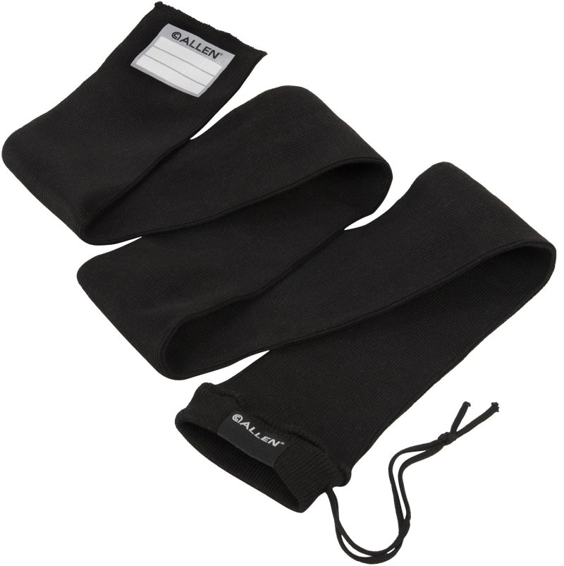 Allen 13173 Gun Sock 52 in Black Silicone-Treated Knit for Rifles Shotguns