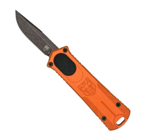 Cobratec Knives California 952 OTF 1.75 In D2 Orange Gen2