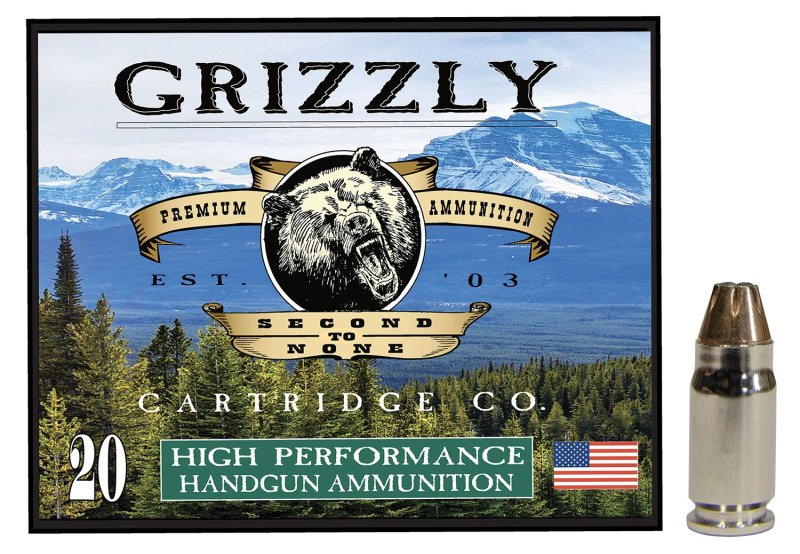 Grizzly Ammo GC357S2 357Sig 90gr JHP 1900fps 20/Box