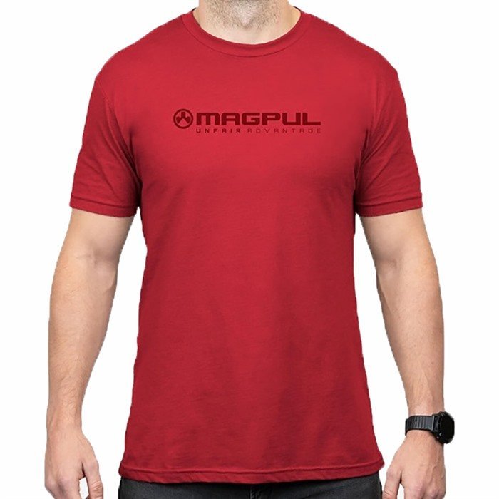 Magpul MAG1114-610-S Unfair Advantage Red Cotton T-Shirt Small