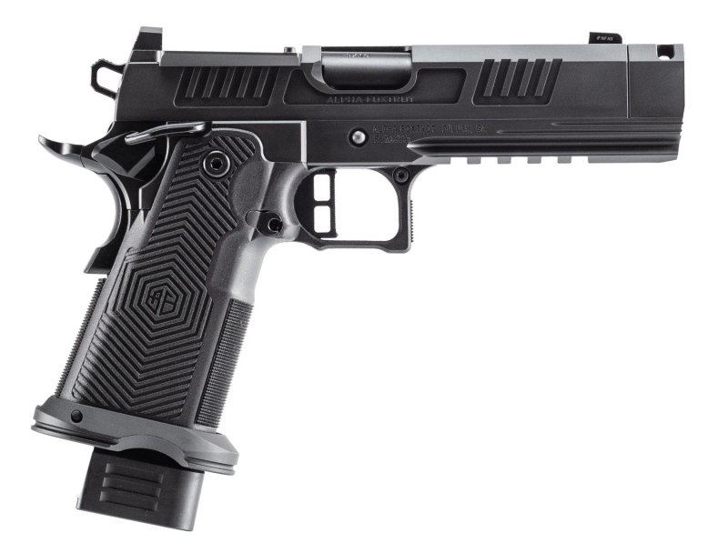 Alpha Foxtrot AF1911-Romulus 9mm 4.25" Comp Threaded DLC Black