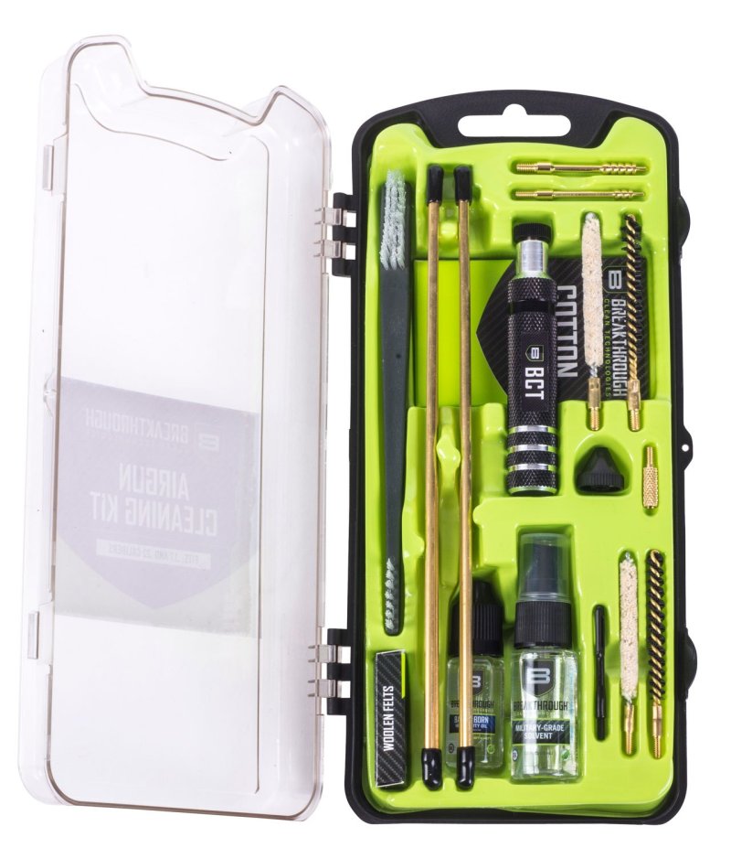 Breakthrough BTCCCAG Vision Series Cleaning Kit .17/.22 Cal 19-Piece Set