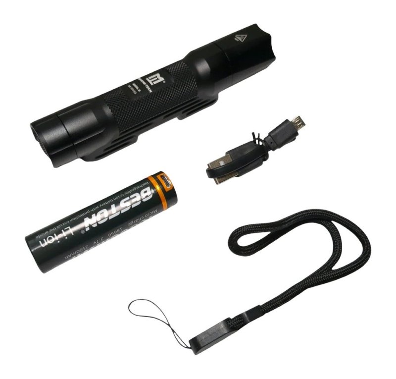 MAGNE-TECH RGLII Tactical Weapon Light Black Rail Mount
