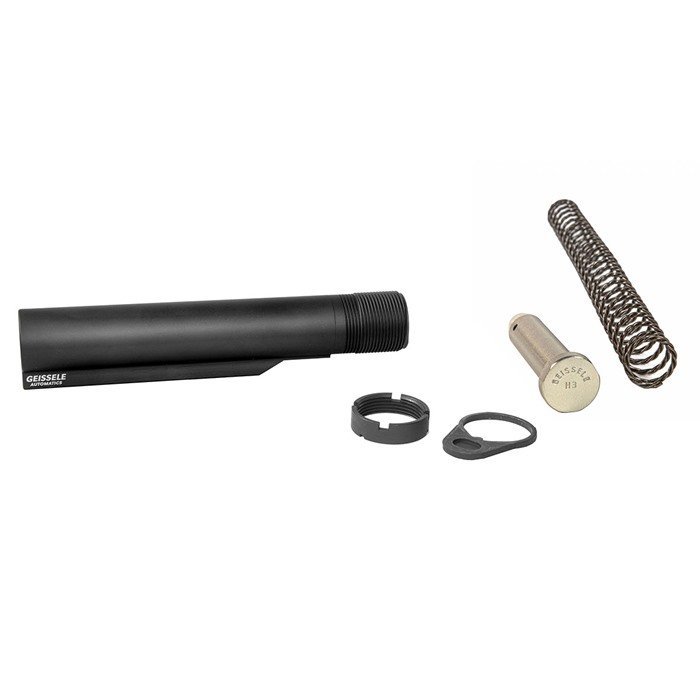 Geissele 08-163B-H3 AR-15 Mil-Spec Buffer Tube Super 42 Black
