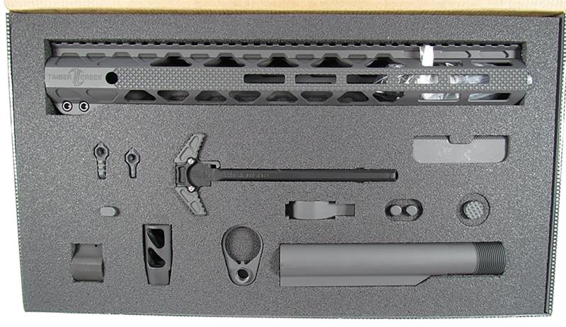 Timber Creek TCGKS Greyman AR-15 Build Kit Type III Hard Coat Black
