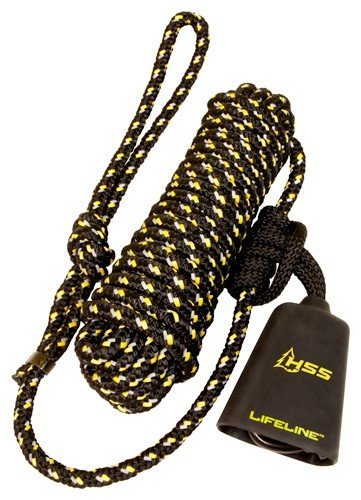 Hunter Safety Systems Lifeline 30' W/Single Carabiner 1EA HSS-LLS+