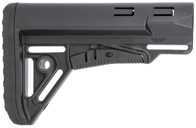 NcSTAR DLG-129 Sharp Mil-Spec AR-15 Collapsible Stock Black