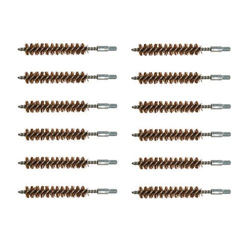 Brownells Double-Tuff Bronze Rifle Brush 35-38 Caliber 12 Pack