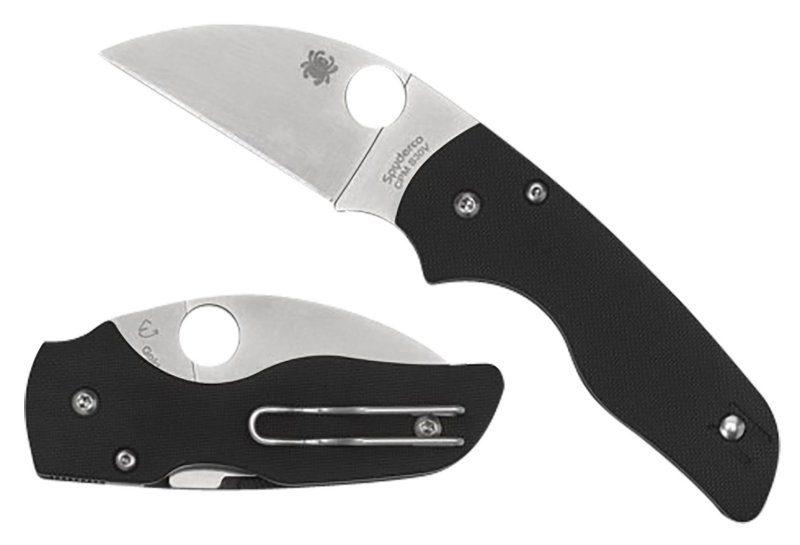 Spyderco Lil' Native Wharncliffe C230GPWC 2.44 In S30V Black G10