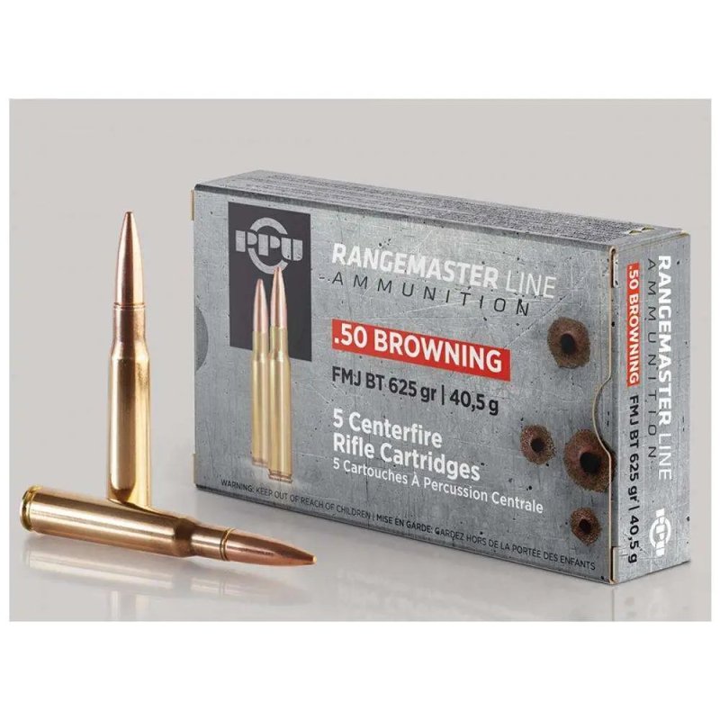 Prvi Partizan PPRM50M Rangemaster .50 BMG 625gr FMJ 120 Rd Can