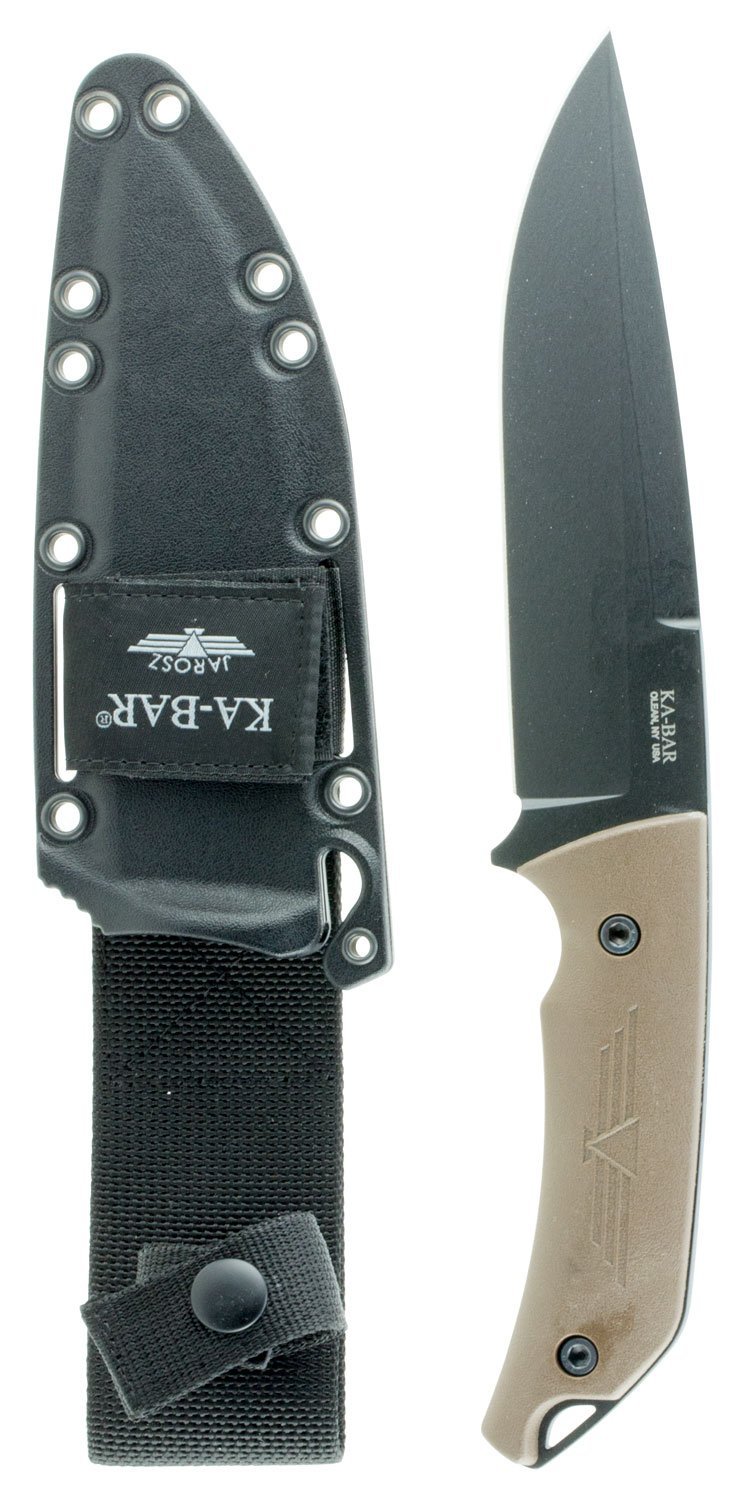 Ka-Bar Jarosz Turok Fixed Blade 6.25 In 1095 Cro-Van Steel 7503
