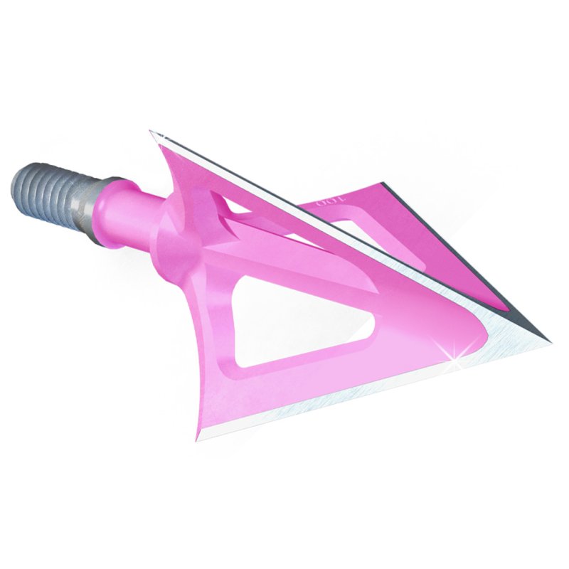 G5 Outdoors 118 85gr 3-Pack 1in Cut Stainless Broadheads Pink