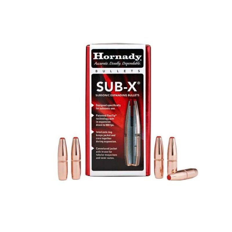 Hornady Manufacturing Company Sub-X 33394 .338 Caliber 307gr 50 Box